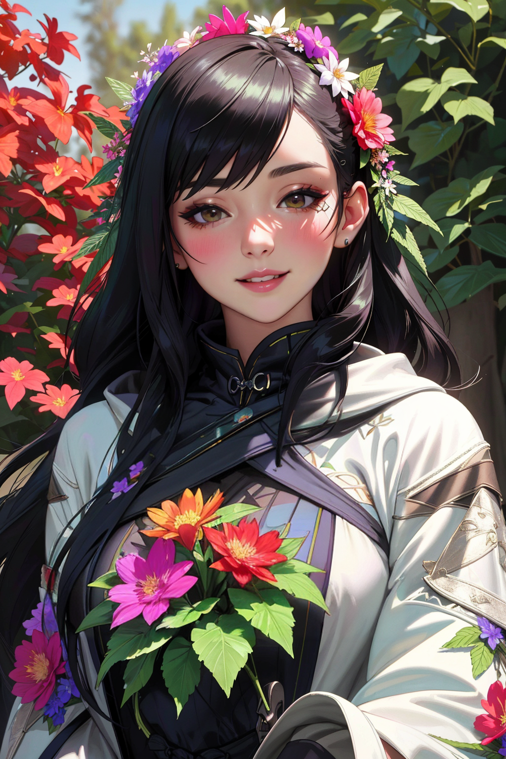 06905-3860484609-((Masterpiece, best quality,edgQuality)),smiling,excited,blush,_edgFD, a hoodie made out of flowers and leaves ,woman wearing ed.png